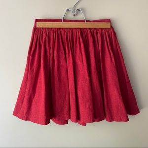 [Urban Outfitters] Red Skirt